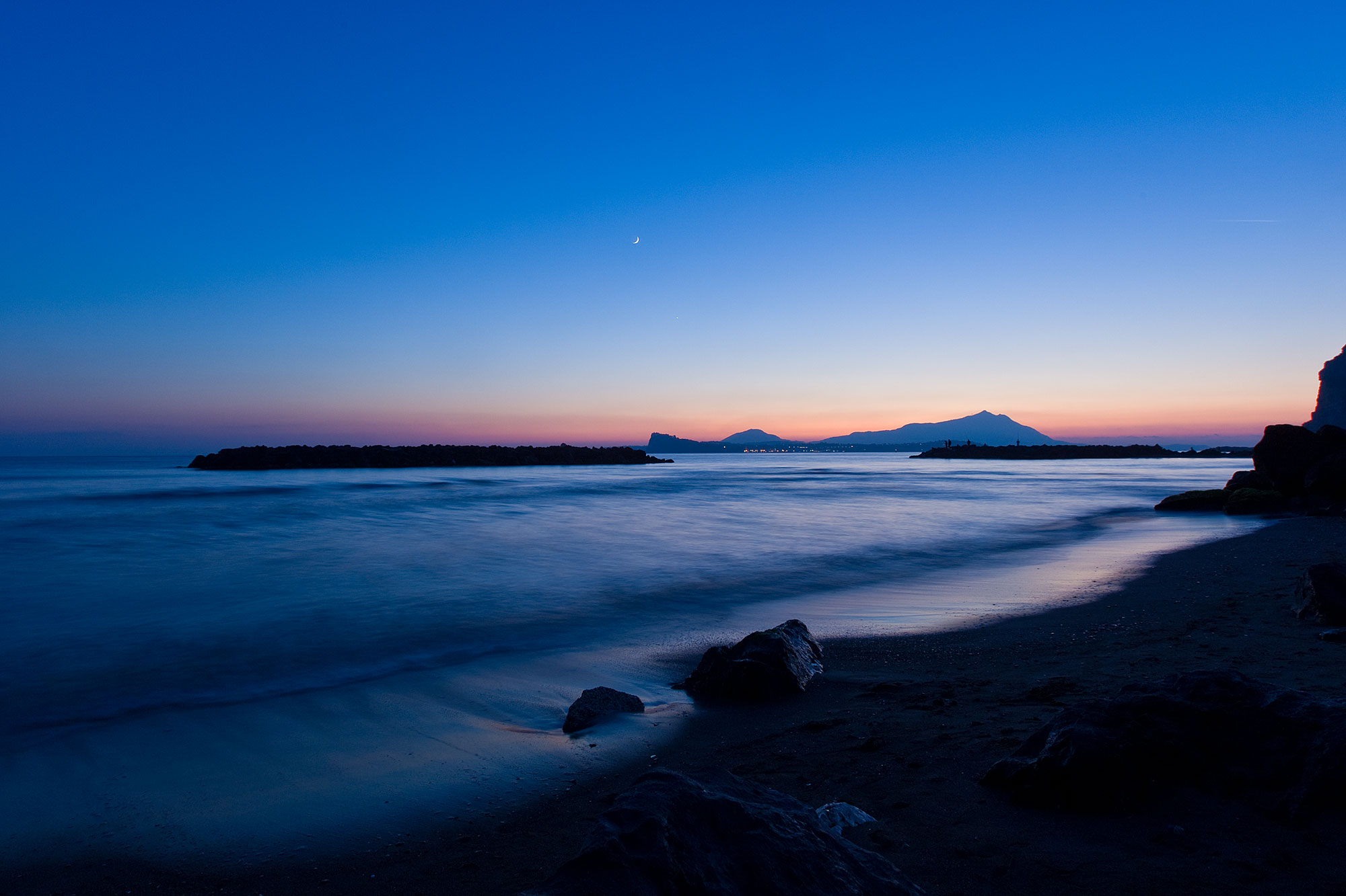 ischia al tramonto